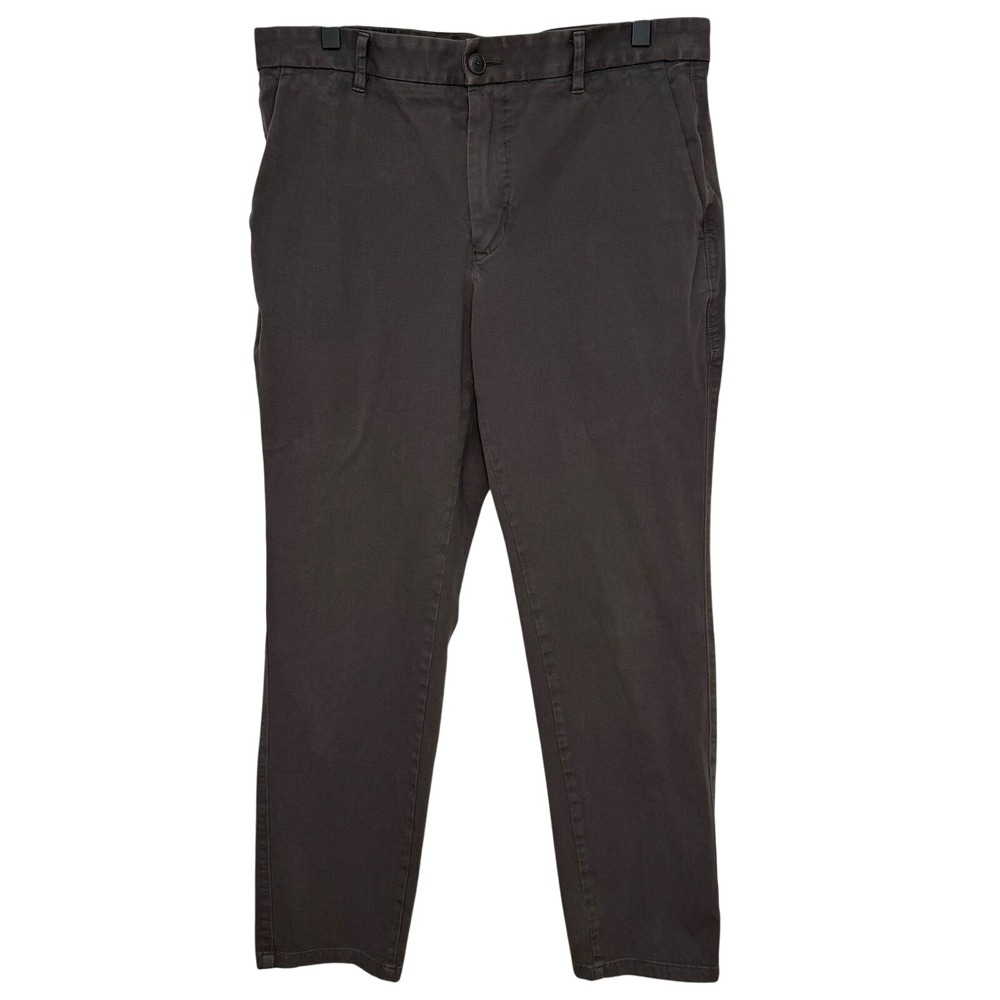 Everlane Uniform Slim Fit Chino Pants Mens 33 x 30 Dark Gray Cotton Blend